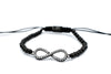 ZENN Infinity Black Macrame Bracelet